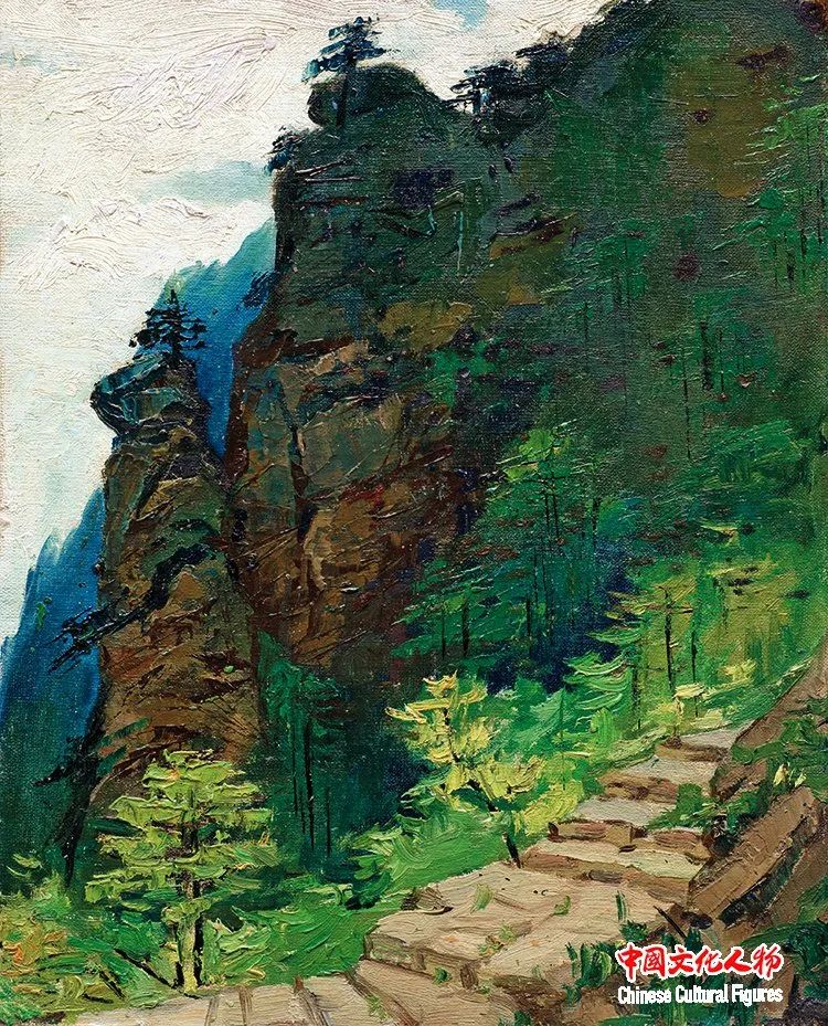 韩玉臣太行山写生油画水平,韩玉臣美术展