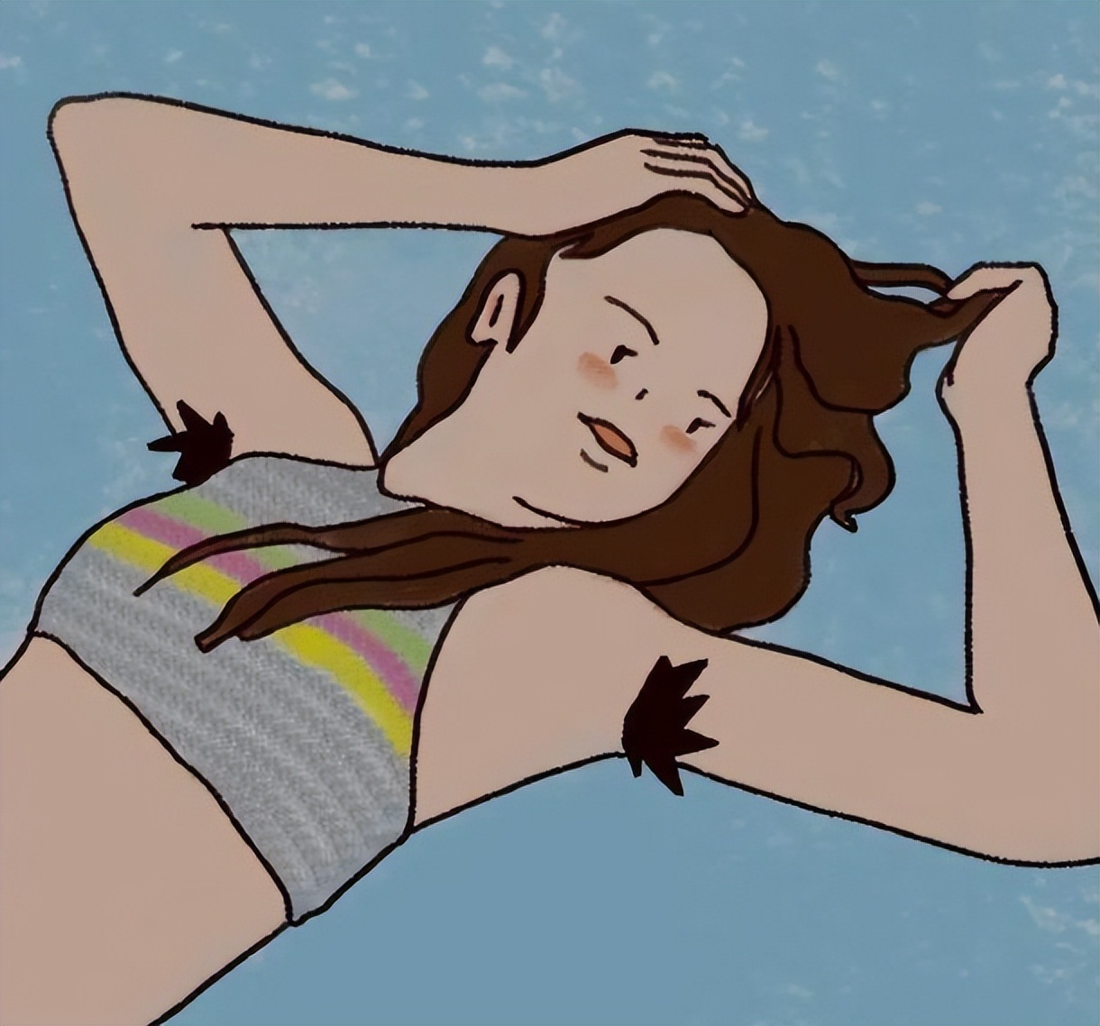 为什么有些女生有腋毛,为什么有的女生会有腋毛