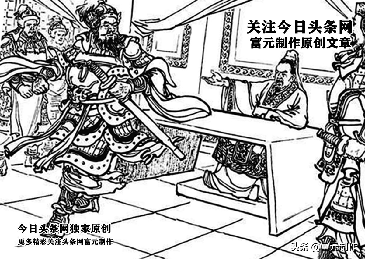 拜名师学刀法战关羽收降桥蕤的纪灵,他的武艺在三国是什么水准?