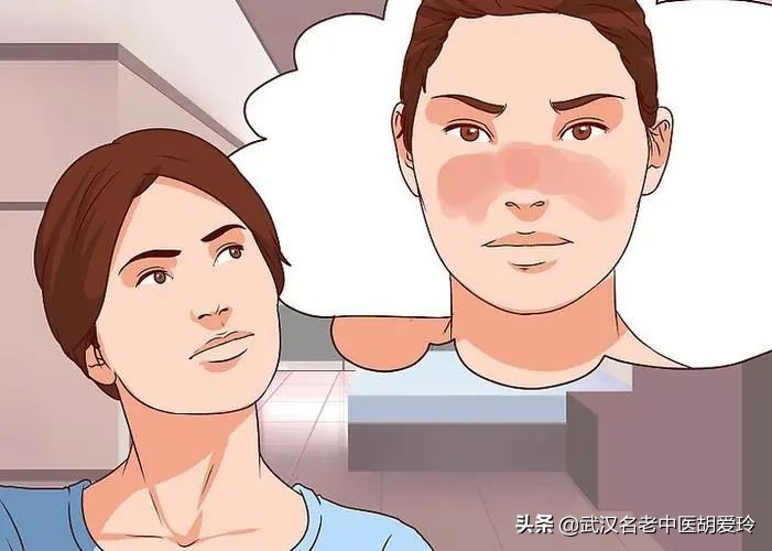 眼周围长了红色斑块怎么回事,眼周围长红斑是怎么回事