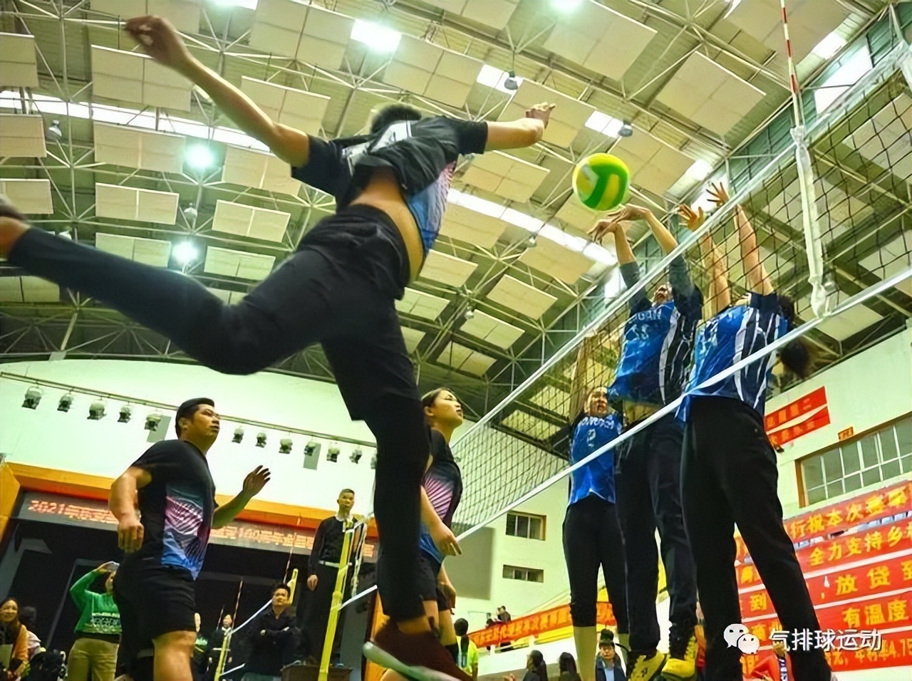 气排球扣球技术的十大运用
