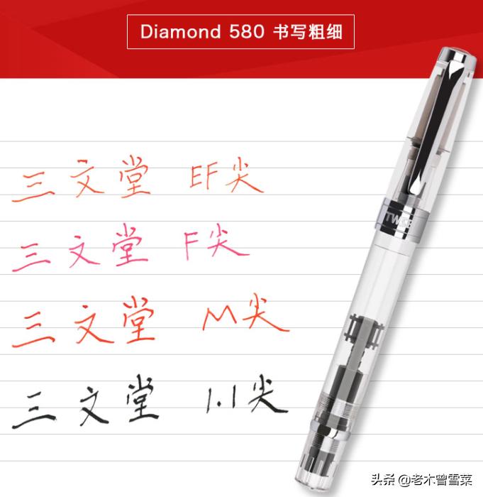 三文堂钢笔eco果冻黄测评,三文堂钢笔入门