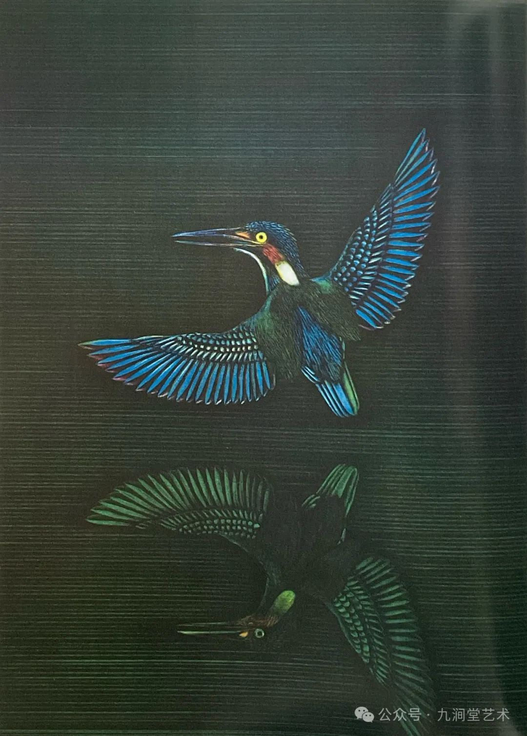 岩彩画与现代结合,岩彩画重彩