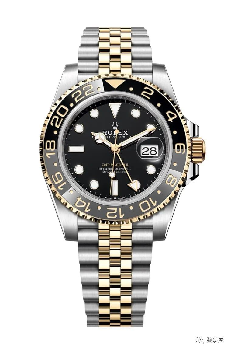 劳力士格林尼治蓝面和黑面,格林尼治劳力士小绿针间金黑上手