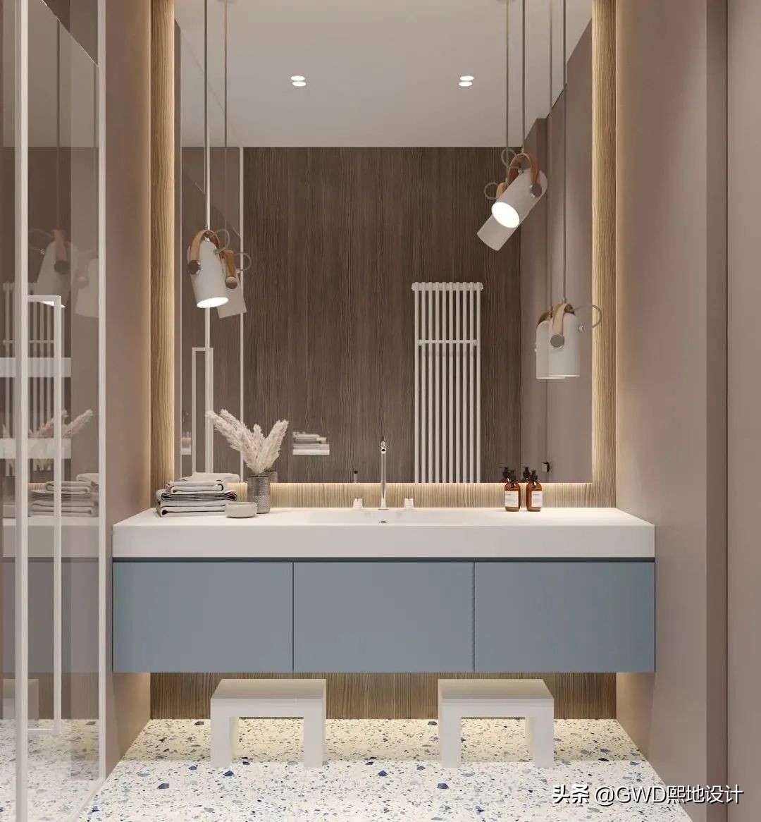 最美卫生间装修效果图,2021最火卫生间设计效果图