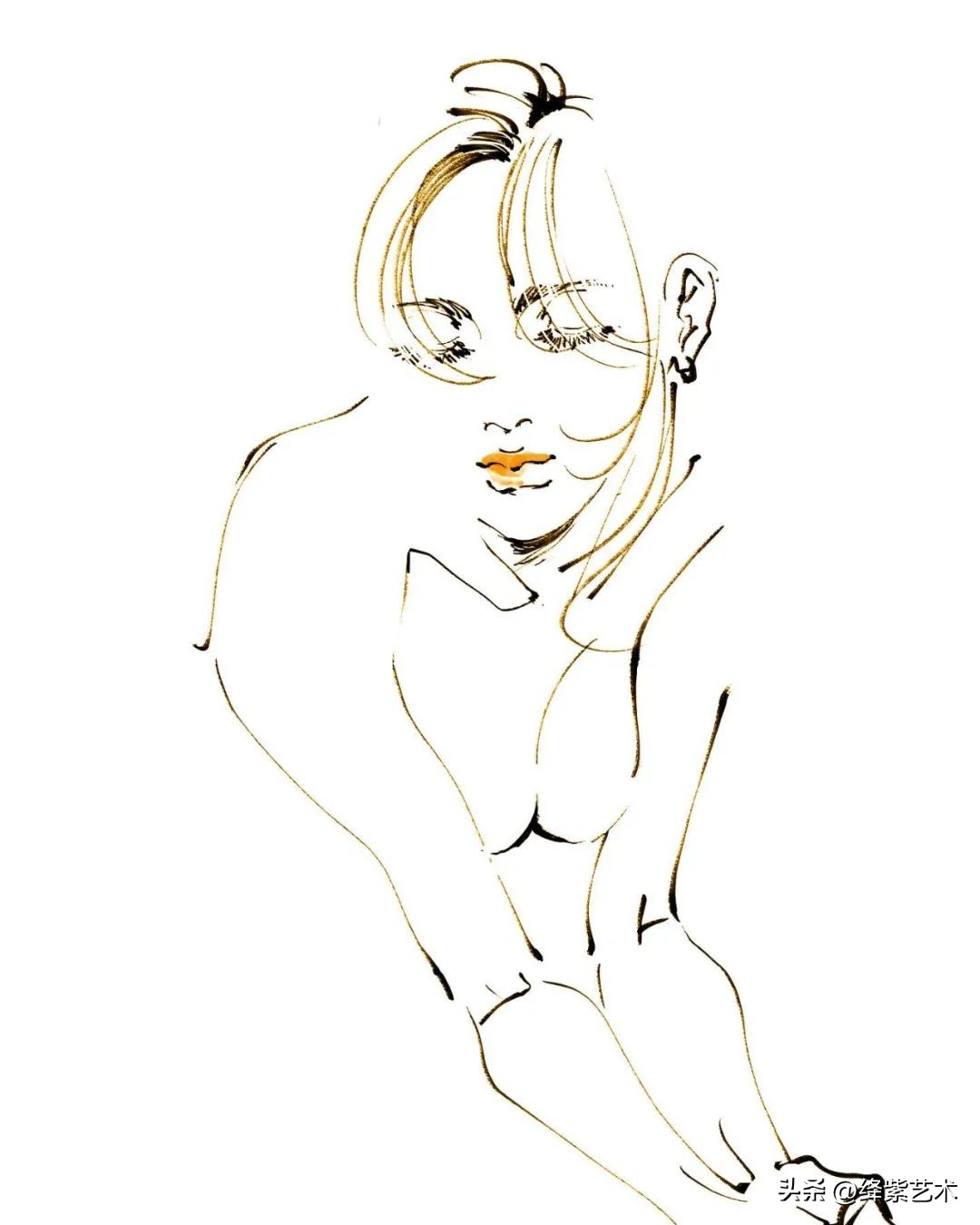 这位插画家描绘的短发女孩，长在我的审美上了，看了十分享受