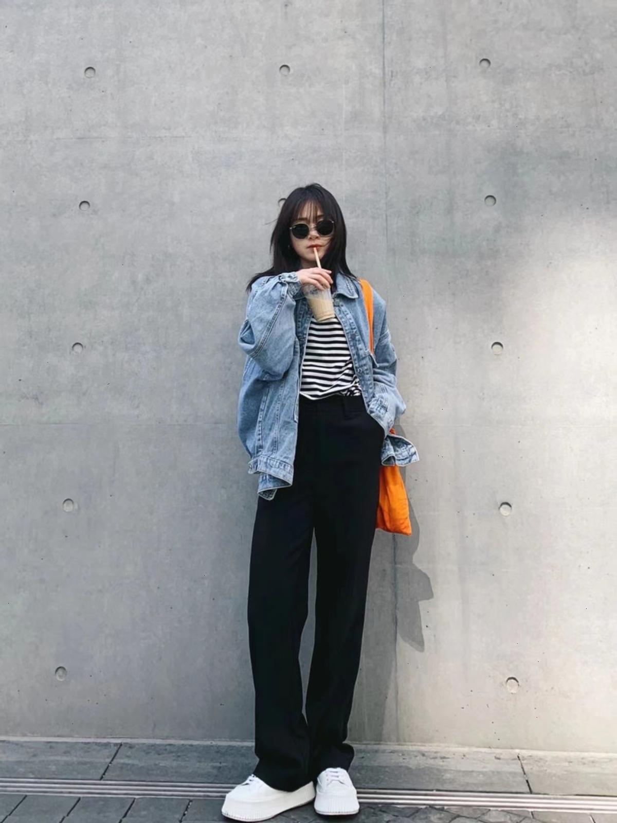 今年最火的裤子小脚裤西装裤,直筒阔腿裤显瘦显高春秋西装裤