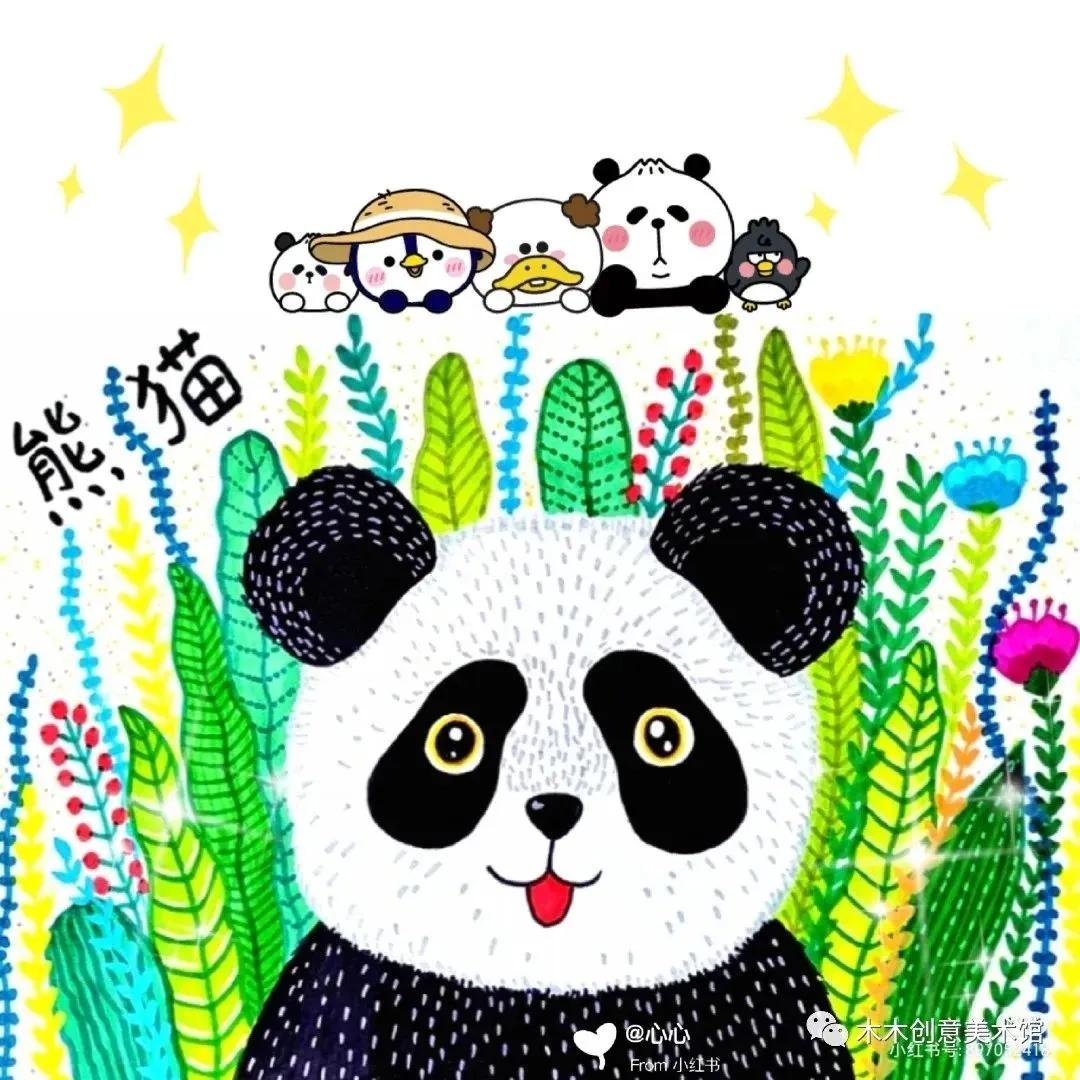 儿童创意绘画教程线条画,儿童创意美术绘画线条画