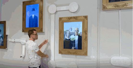 你知道经典画作可以怎么玩嘛？带你了解机械智能艺术画框