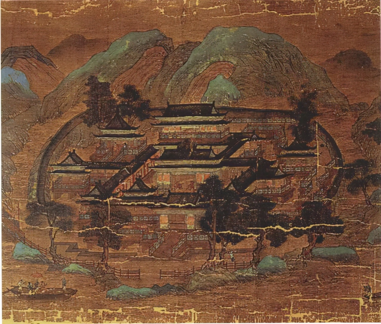 中国历代名画鉴赏图文,100幅历代名画欣赏