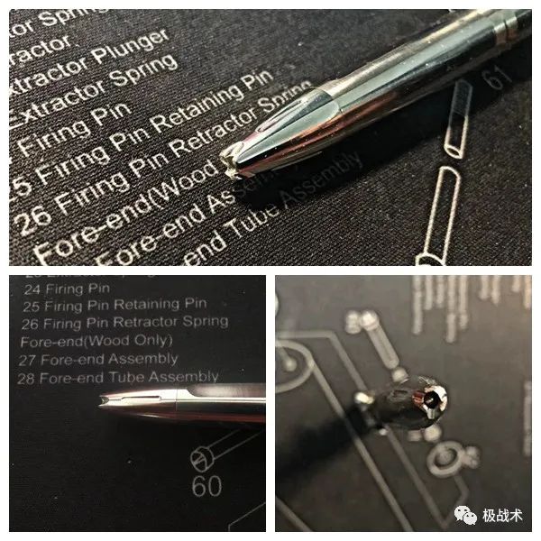 钛合金迷你战术笔,迷你版三叉戟