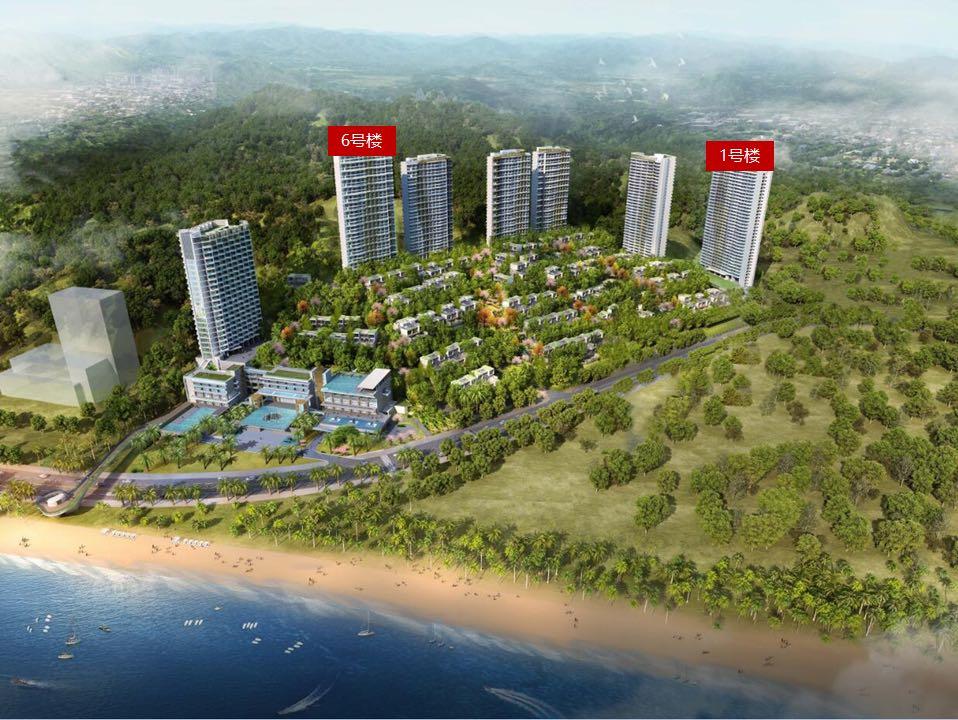 惠东双月湾卓越御山海现状,双月湾卓越御山海别墅预订