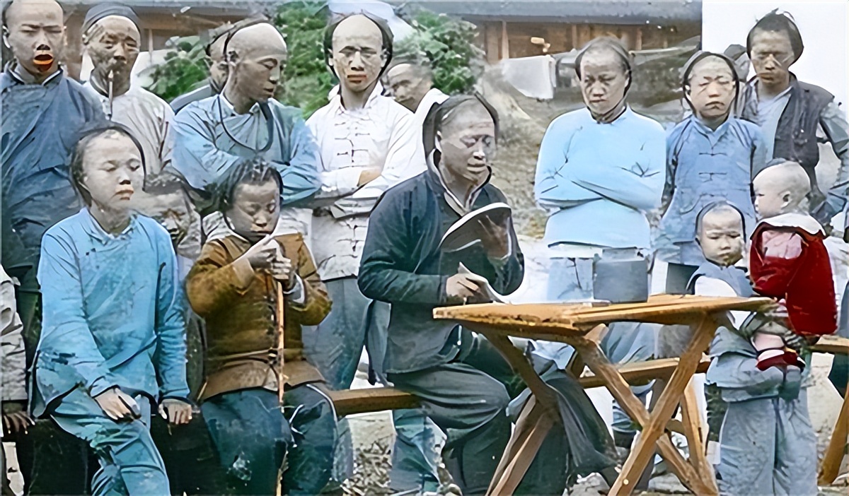 法国博物馆展出一组晚清老照片,欧洲博物馆展出一组清朝彩照