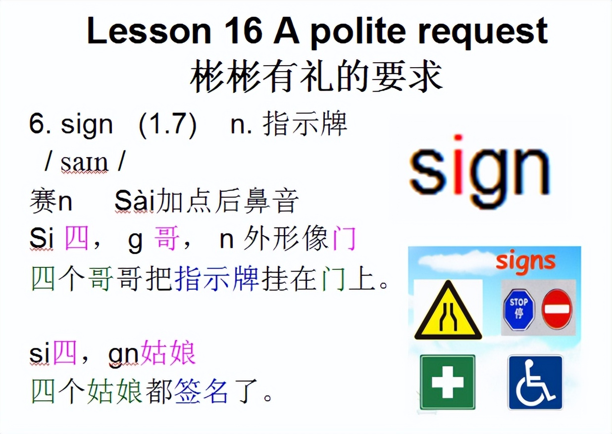 新概念二音标，Lesson16Apoliterequest彬彬有礼的要求