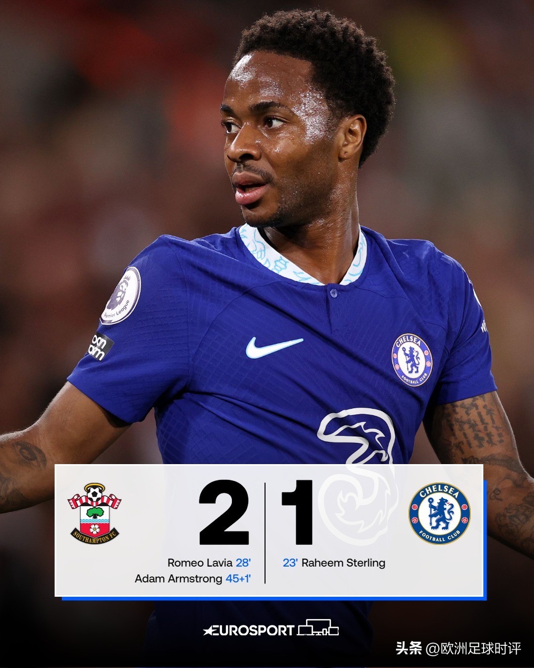 斯特林攻破旧主球门不庆祝,斯特林让曼城改变了形势