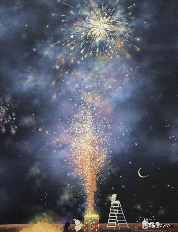 插画师的家里,插画师笔下温馨的家