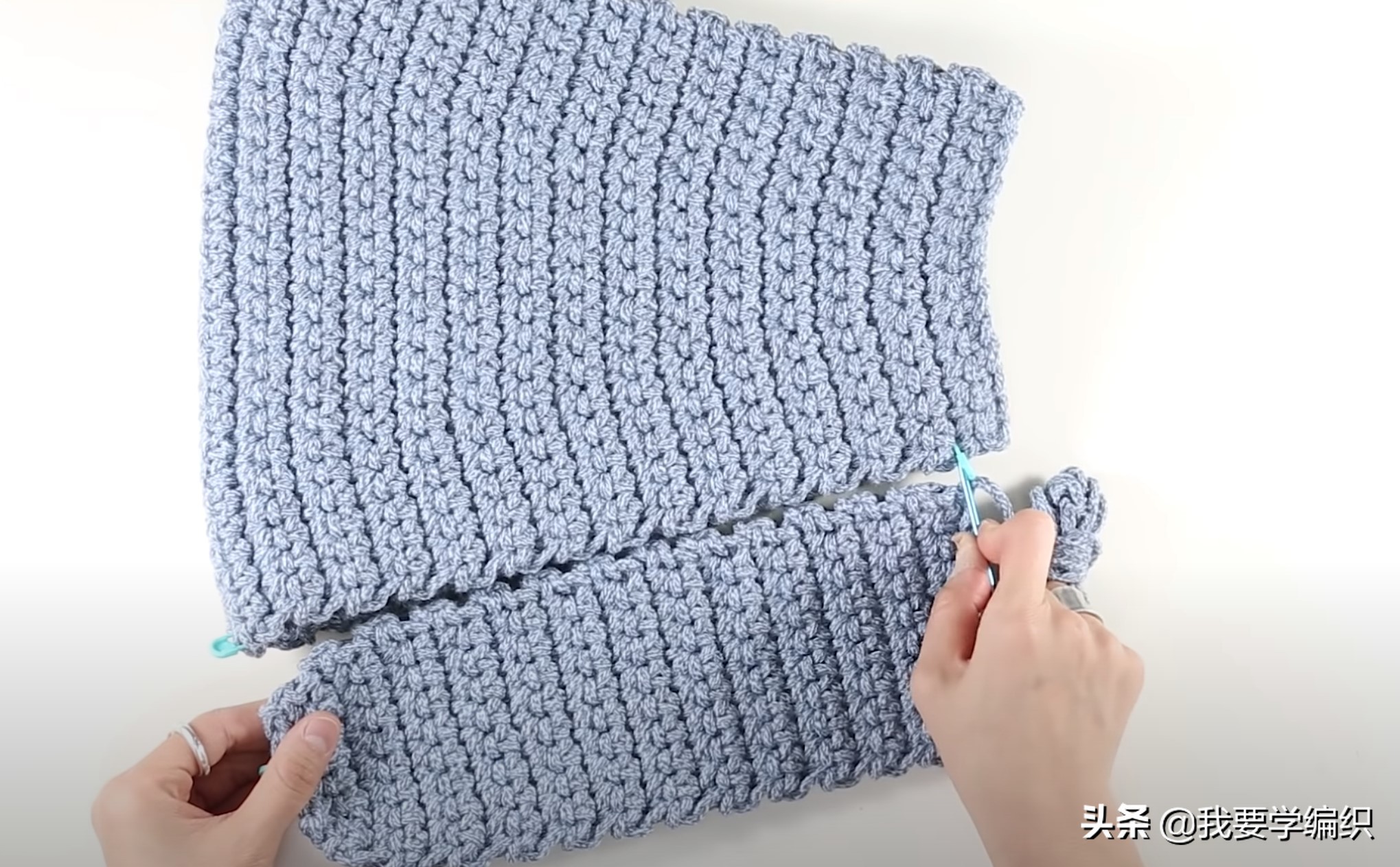 新手入门学钩小包,新手学钩包包视频教程