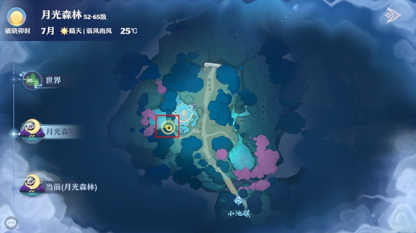 梦幻新诛仙新地图,梦幻新诛仙探险位置图