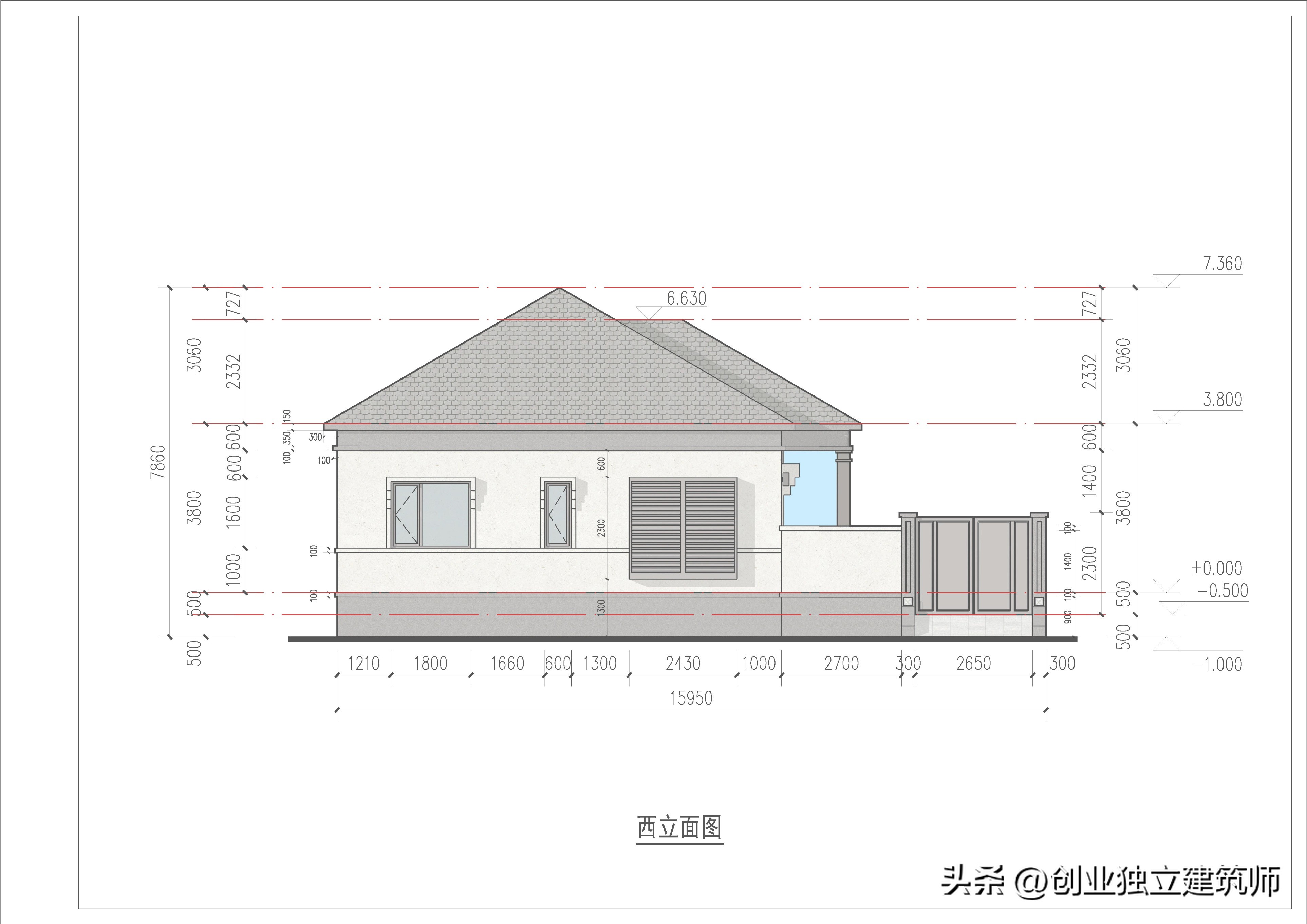 造墅工厂设计农村自建房,自建工作室设计