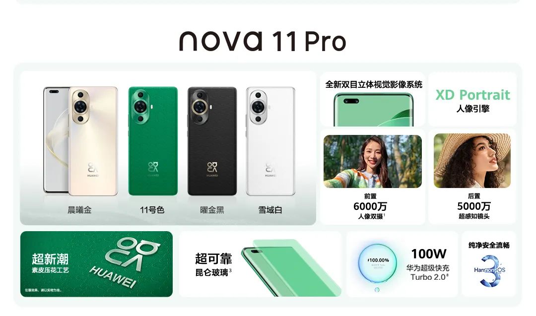 华为nova11pro和nova11有什么功能,华为nova11都有什么功能和优点
