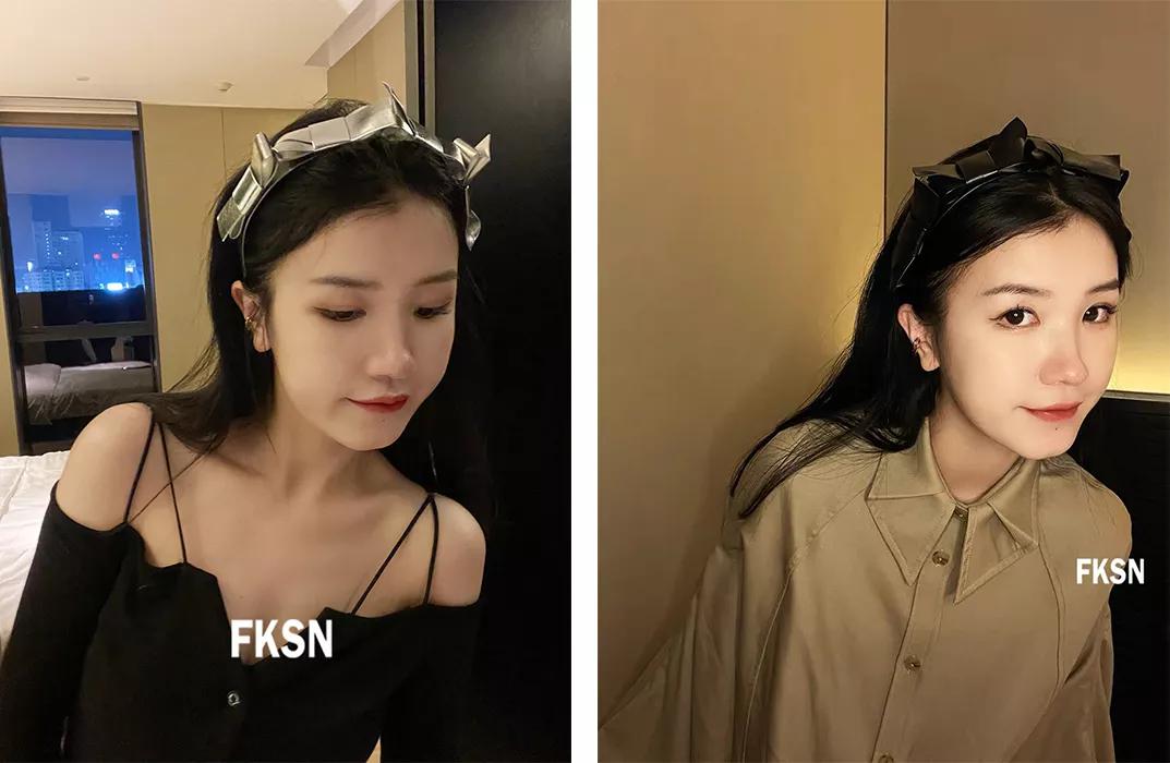 扁头的救赎——蝴蝶结头饰