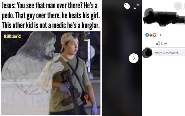 枪击致二人死的白人青年被判无罪后立刻见了特朗普，极右人士欢呼“今后有了开枪许可”，美国多地进行抗议