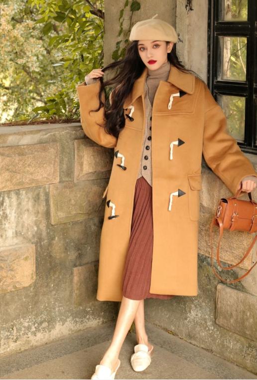 有品位的女人都穿什么衣服,大衣内搭高端大气上档次连衣裙