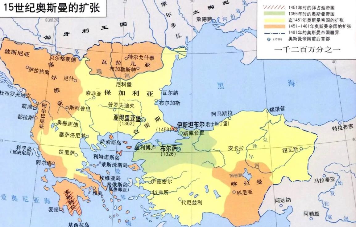 1735年奥斯曼与俄罗斯战争,奥斯曼帝国一直在打仗