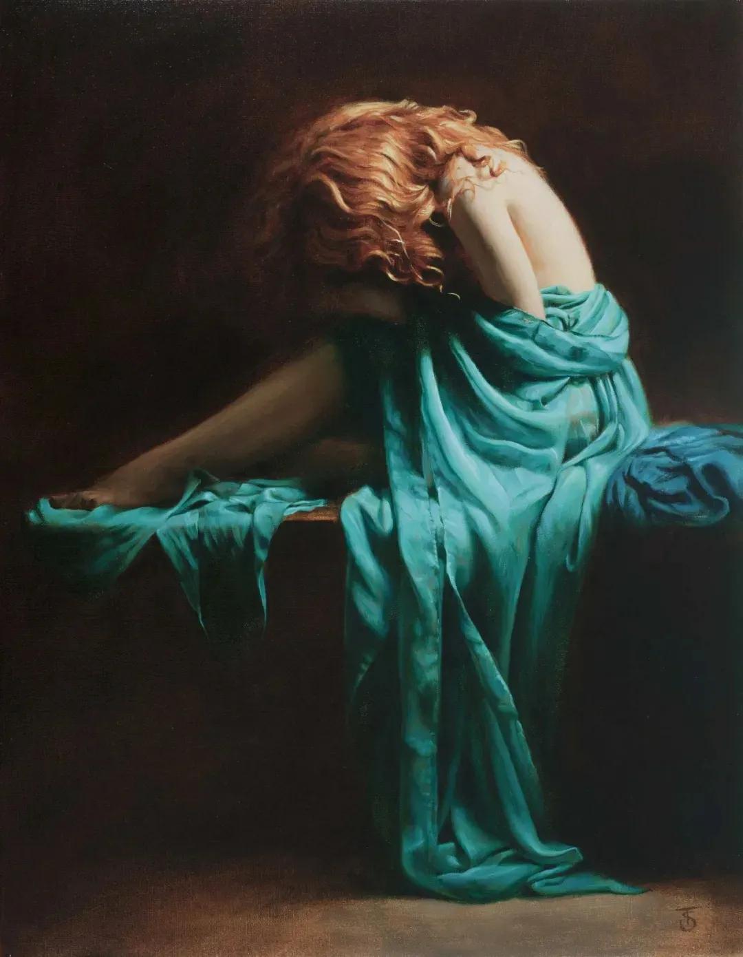 国外当代超写实艺术作品,西方油画大师笔下的绝世美人