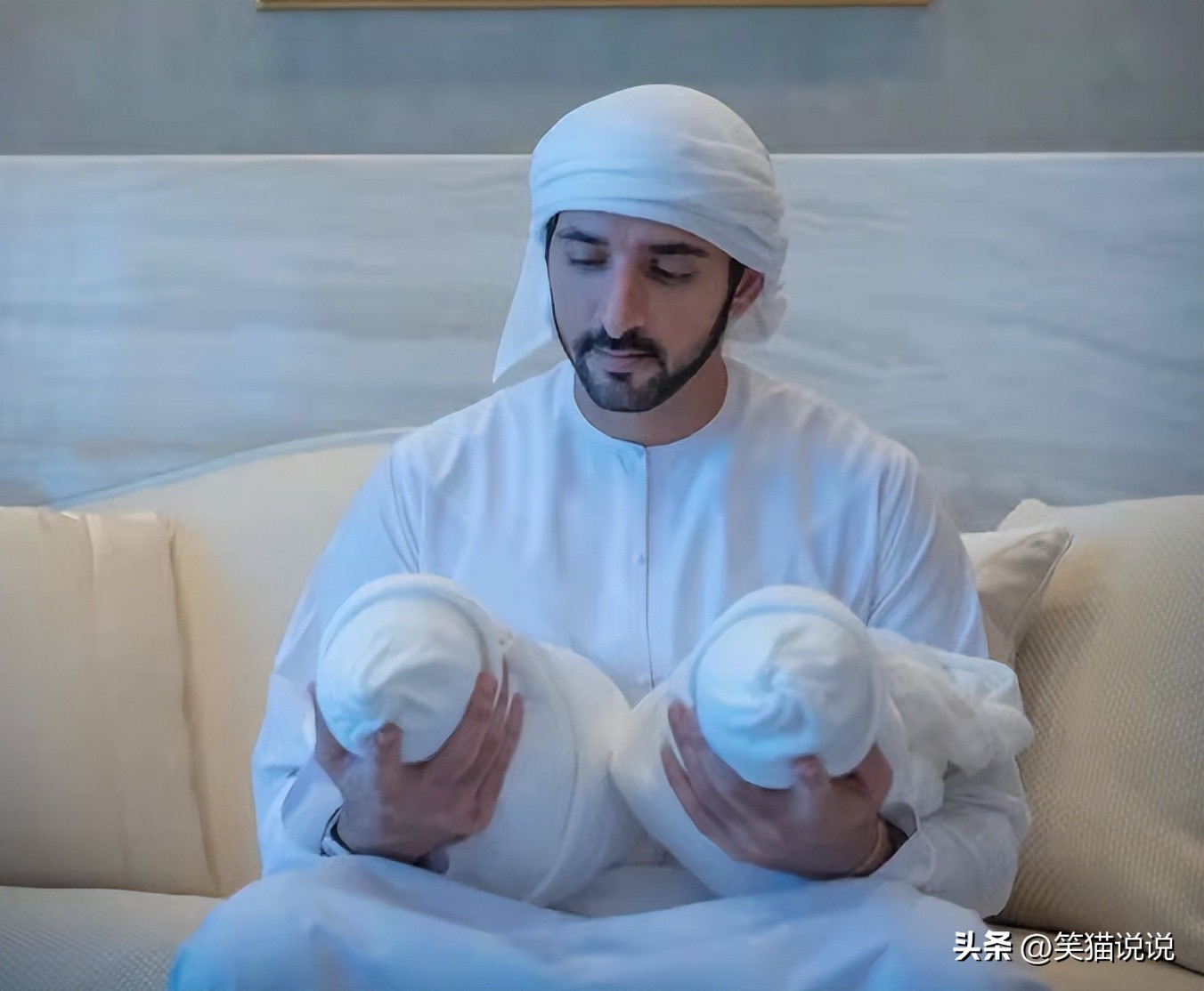 粉丝送迪拜王储帽子,粉丝追星天花板