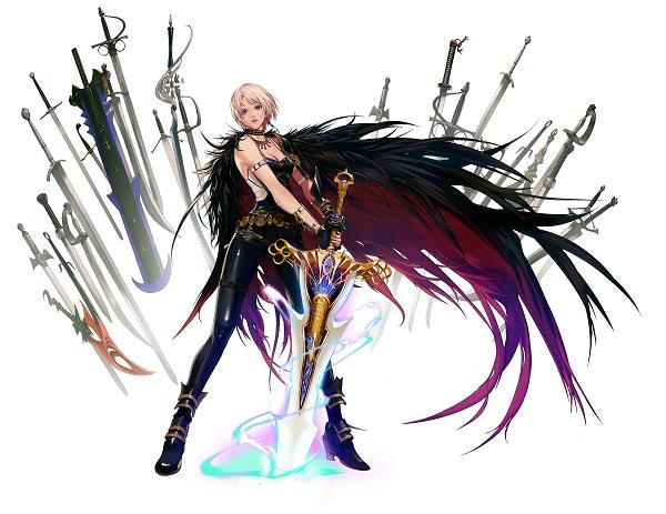 DNF：飒爽英姿，女鬼剑隐藏画稿鉴赏