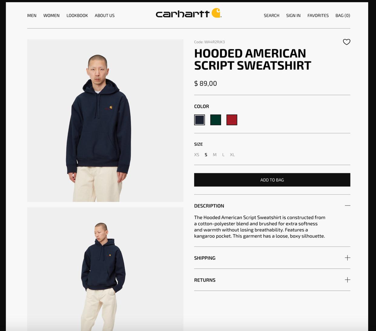 网站设计｜欧*男美**装女装网站定制设计策略