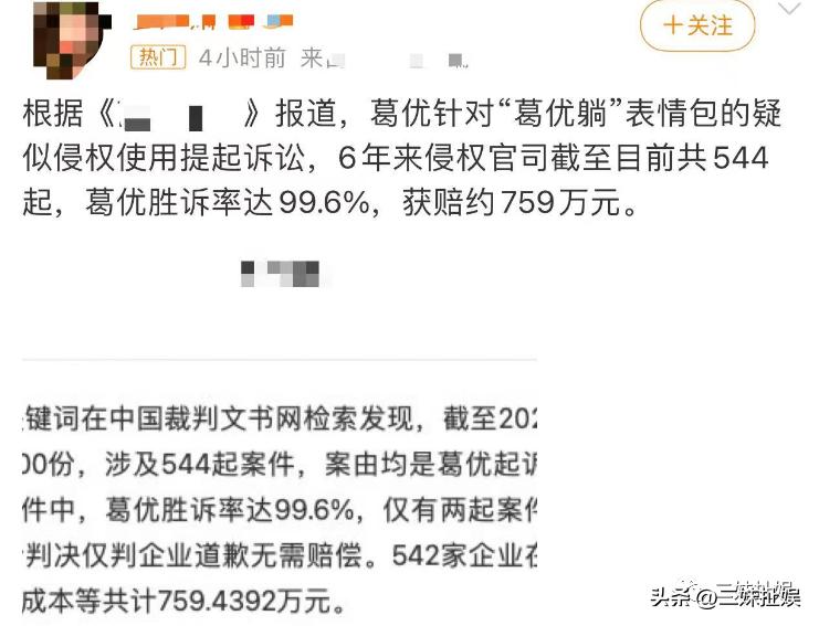 葛优打了多少官司,葛优躺打了多少场官司