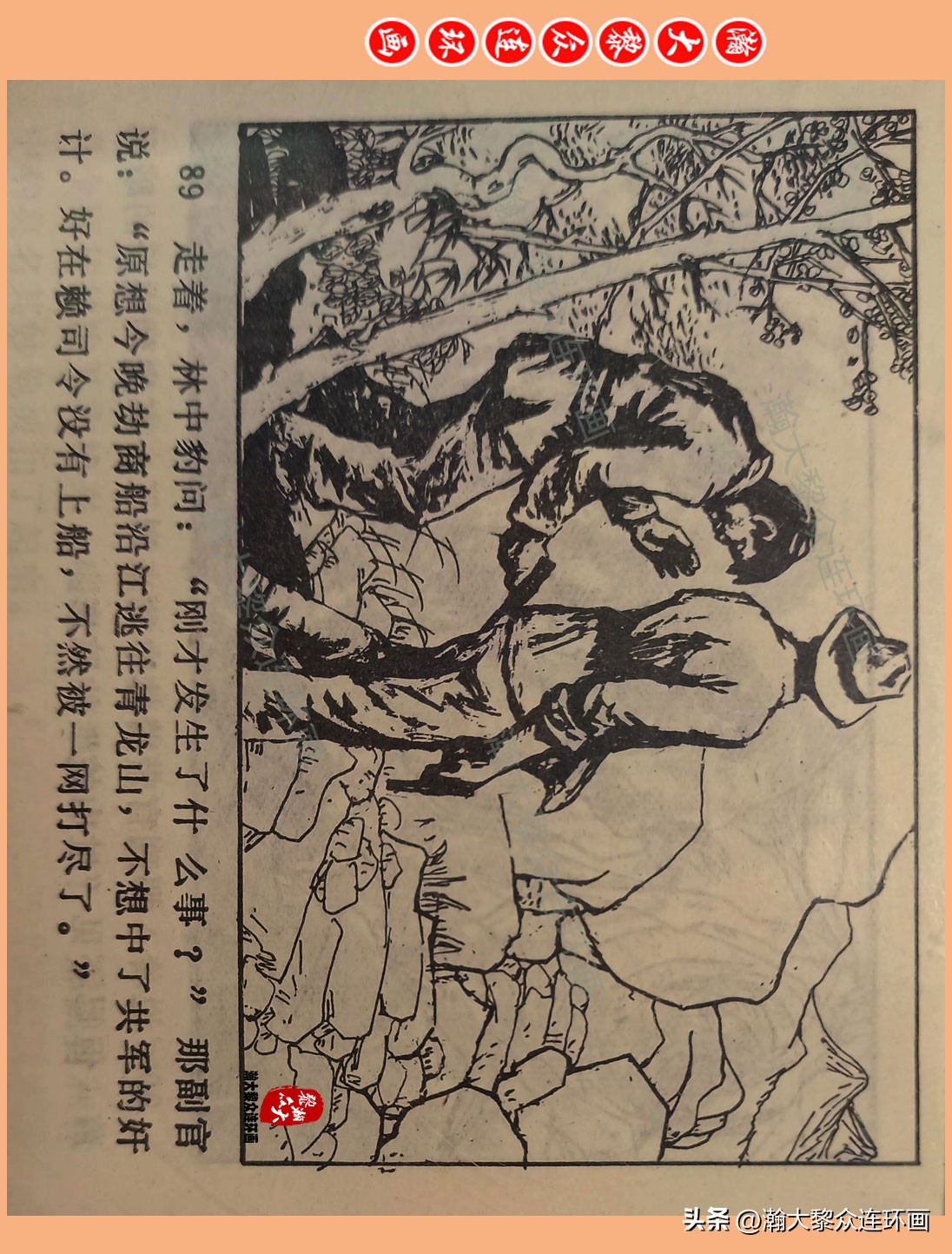 瀚大黎众惊险连环画,瀚大黎众连环画龙洞擒敌