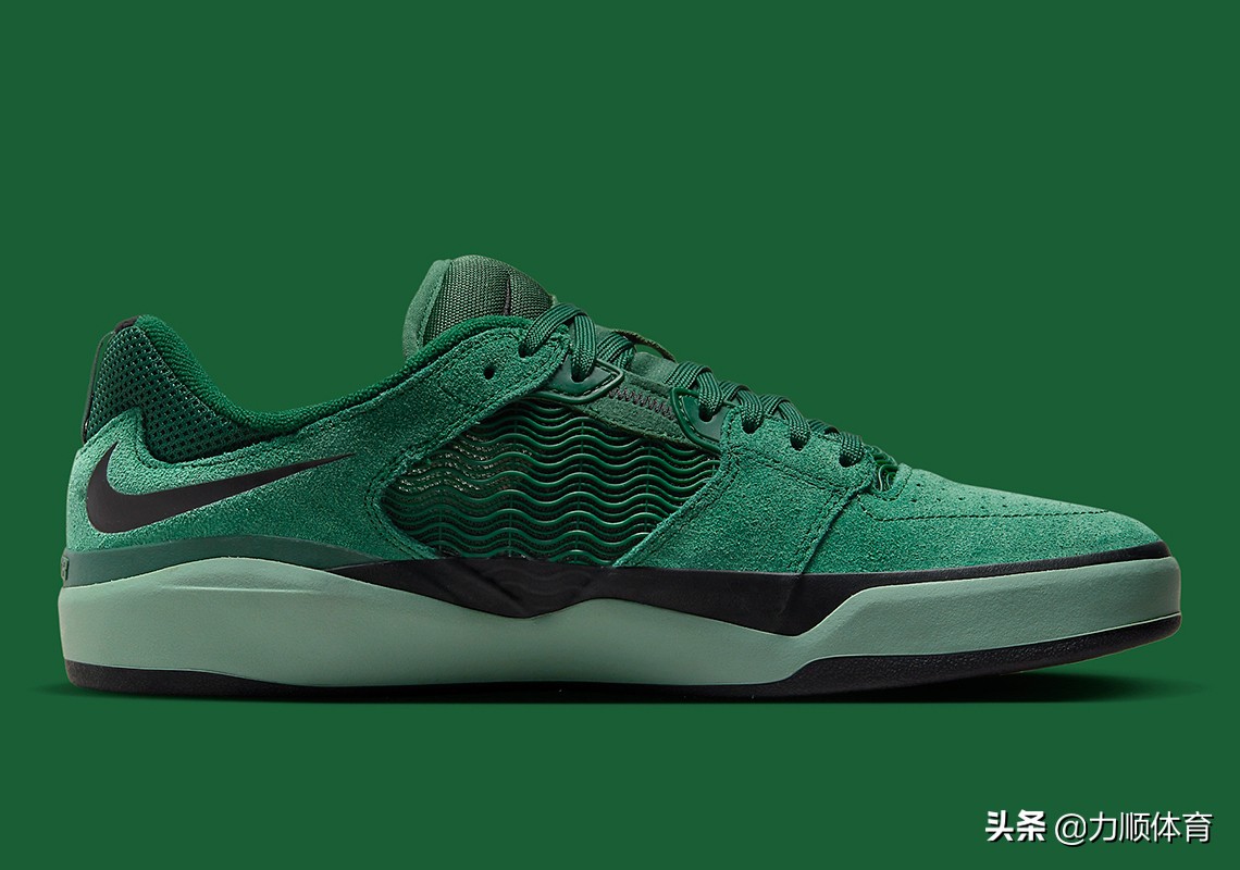 nikesb绿色系列,nike绿色麂皮仿草坪