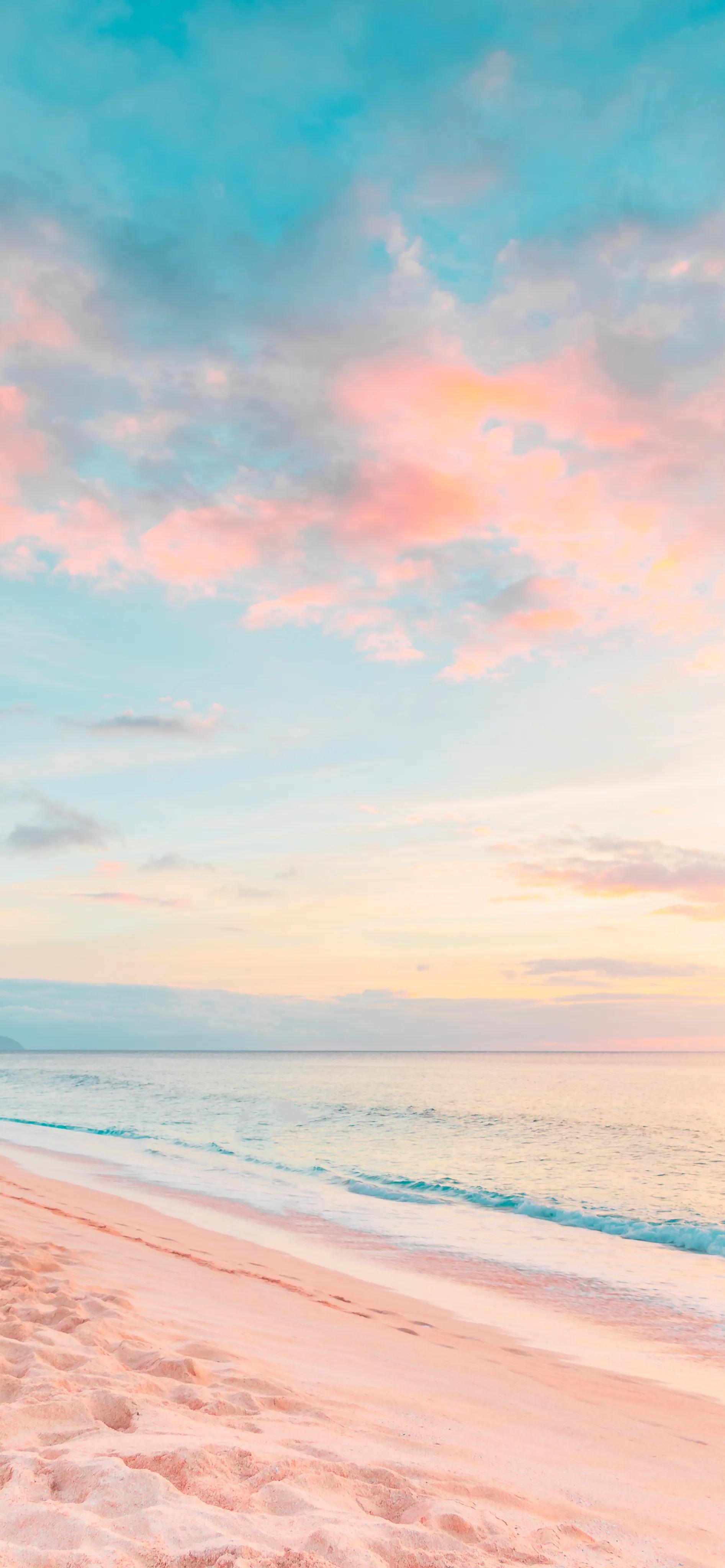 海洋岛屿壁纸高清全屏,海浪沙滩壁纸全屏高清