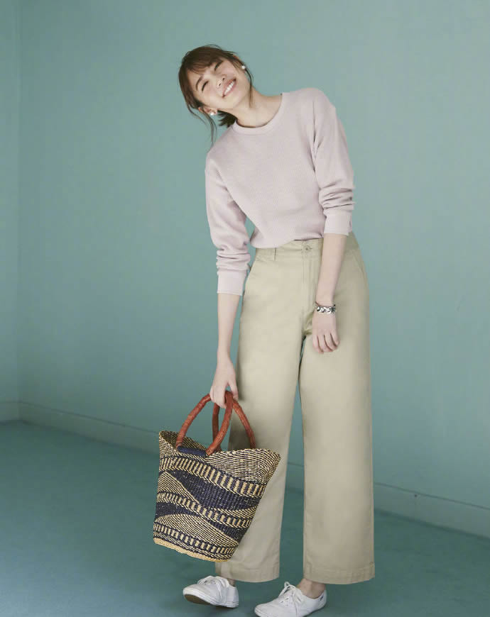 如获至宝的阔腿裤穿搭精髓,一年四季窄版阔腿裤穿搭