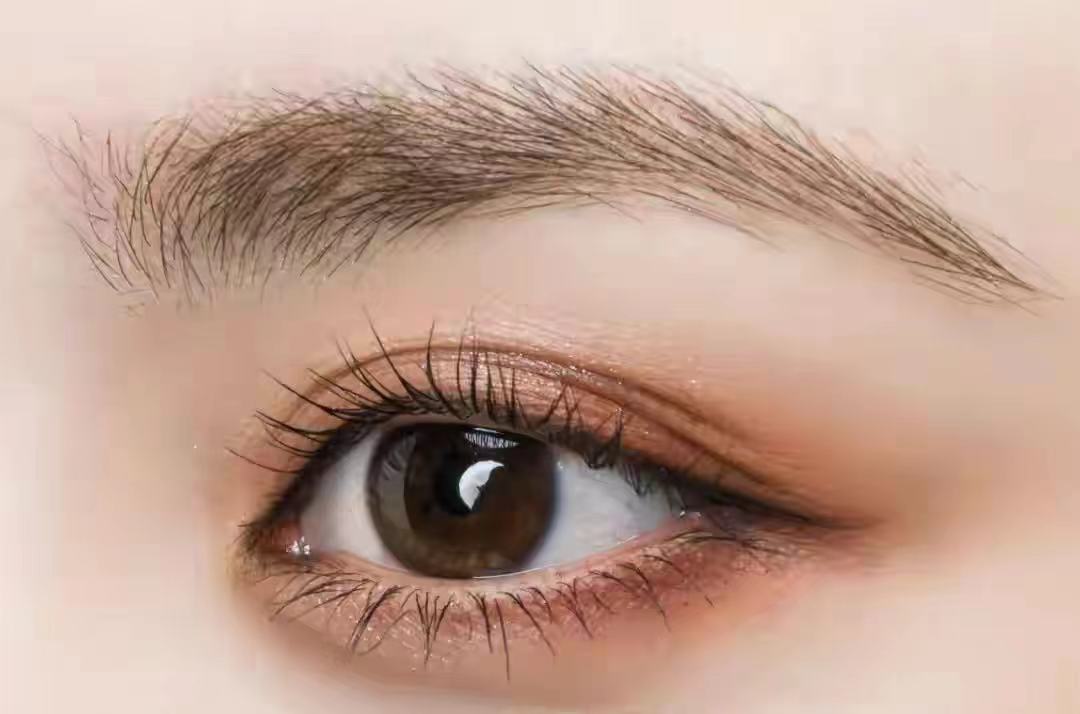日常眼妆教程简简单单最好看,新手眼妆显脏