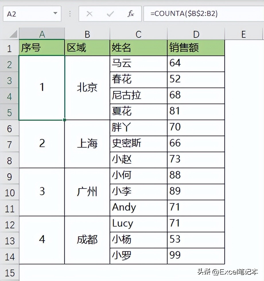 excel100个常用公式大全,10个常用excel公式大全