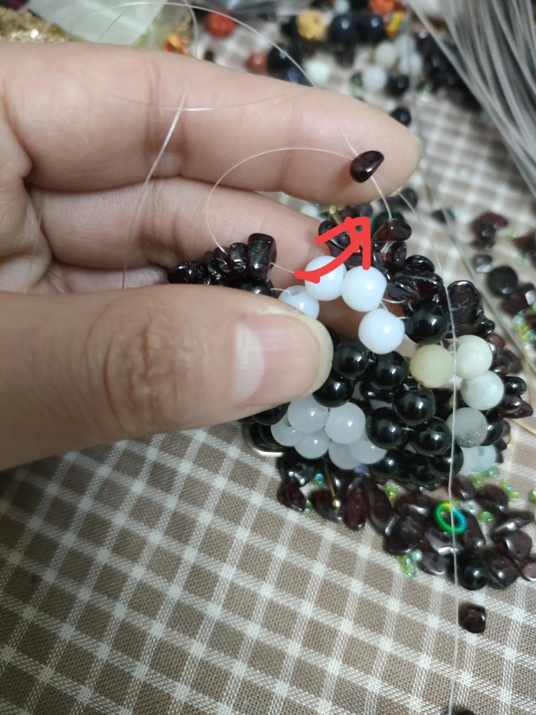 手工串珠花瓶串花视频,手工串珠花瓶