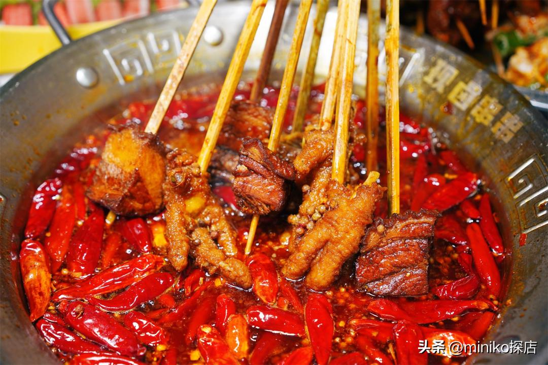 全成都最好吃最火的串串,成都红牌老字号网红串串