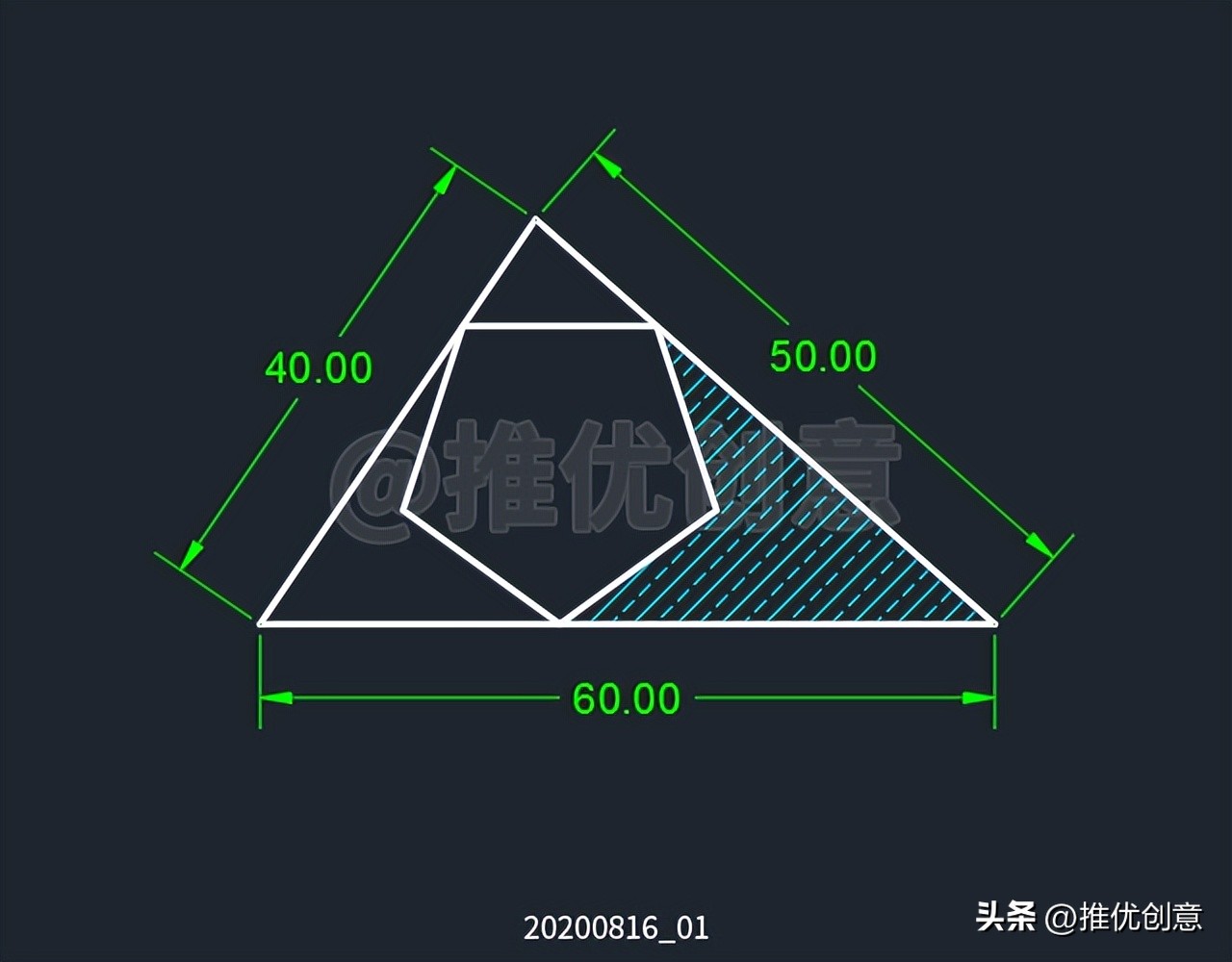 利用对齐缩放巧绘图形CAD制图AutoCAD实战教程机械制图工程制图