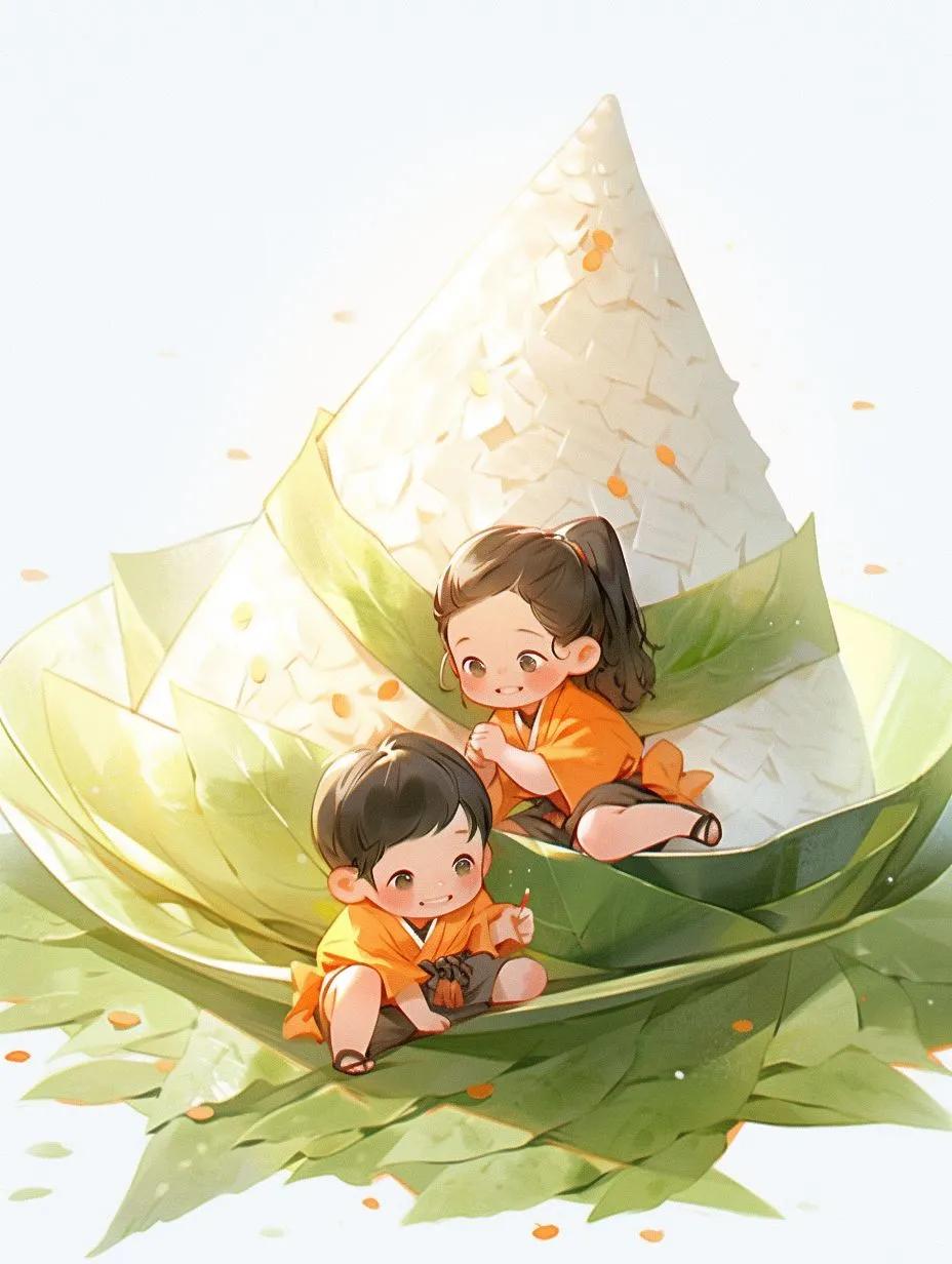 端午节怎么发朋友圈带图片,端午节精美配图