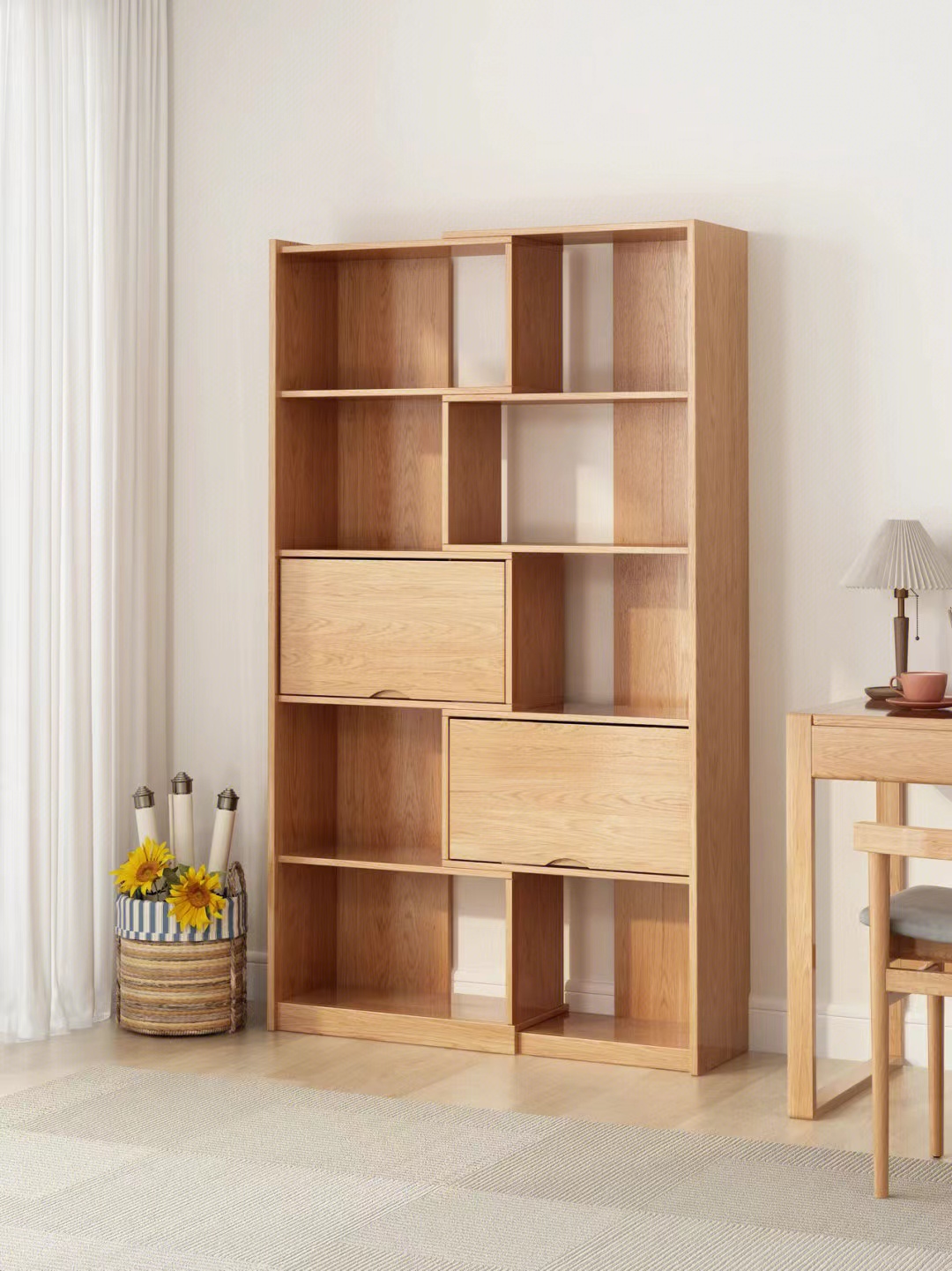 折叠式小巧书架,可伸缩的隐藏式书架