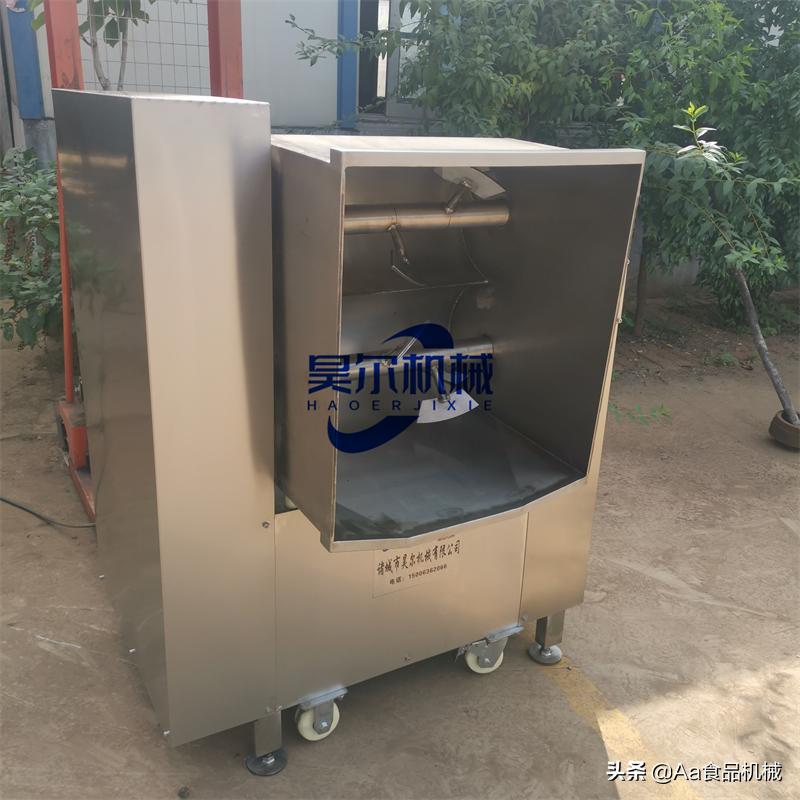 商用全自动月饼馅料拌馅机,双绞龙拌馅机生产厂家