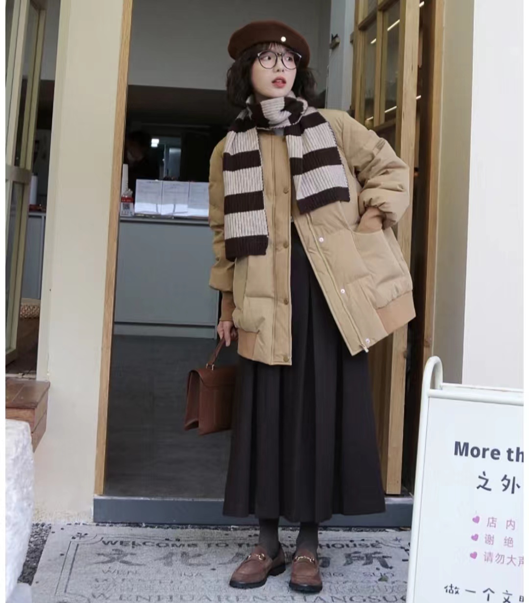 打工人羽绒服穿搭,精致打工人一周穿搭男冬天