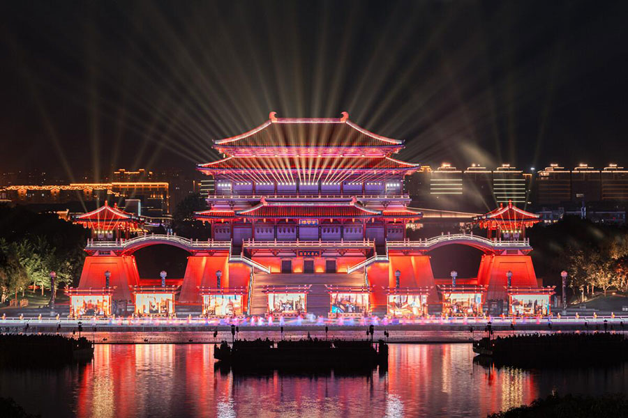 大唐芙蓉园震撼,大唐芙蓉园非常震撼