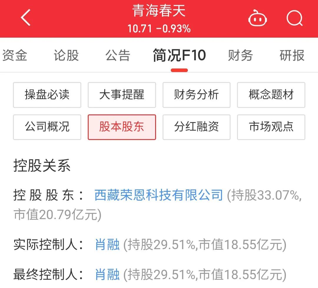 600381青海春天目标价,600381青海春天十大股东