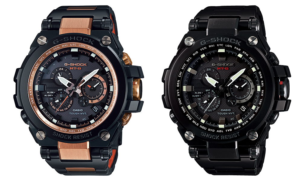 卡西欧gshock金属进化,卡西欧gshock黑金男表