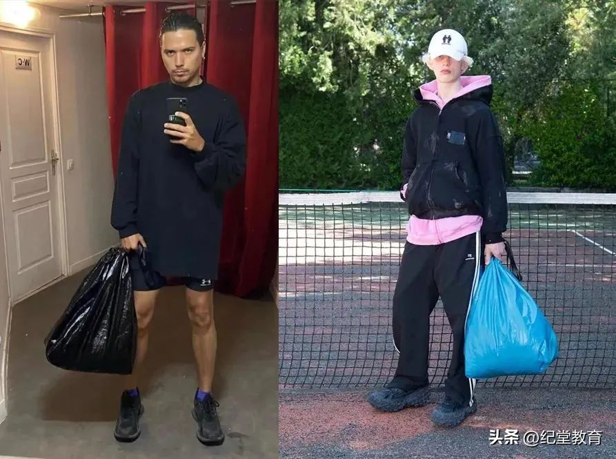 巴黎世家二手垃圾袋,巴黎世家新款包包垃圾袋